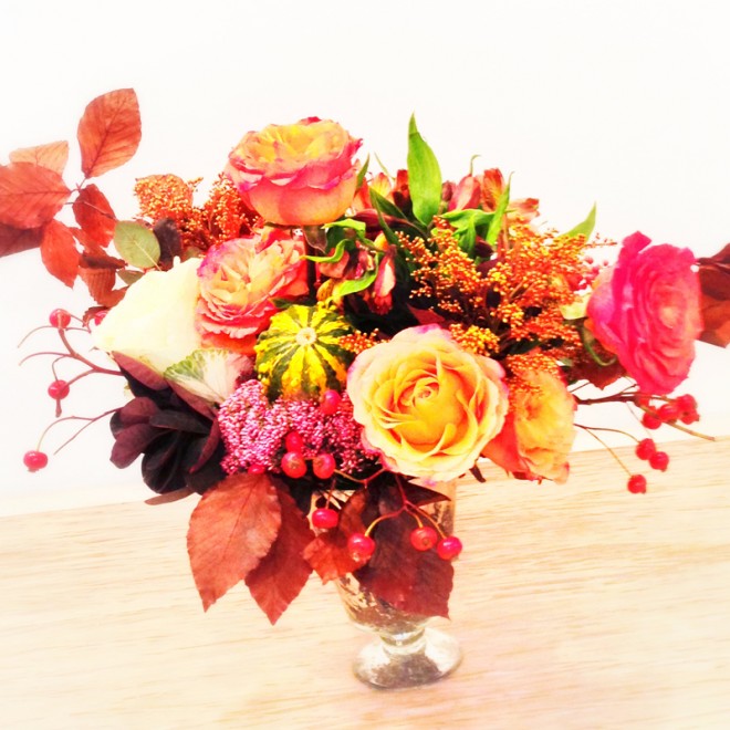A student arrangement from our Fall class
